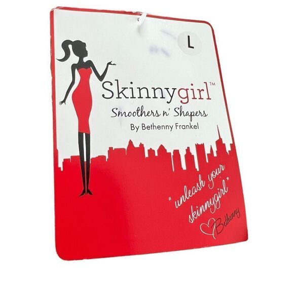 Skinnygirl Black Polka Dot Power Mesh Control Shapewear Slip NWT - Picture 8 of 10